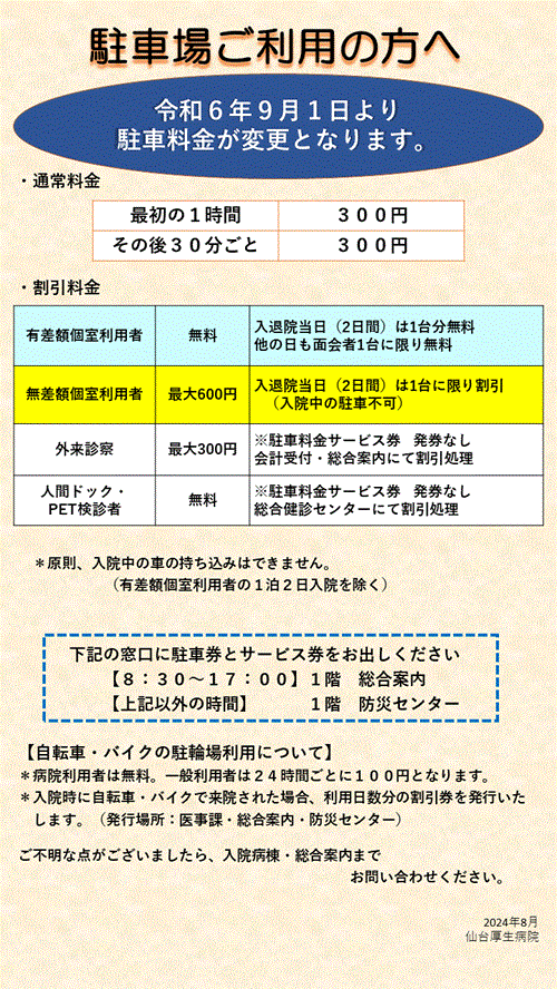 駐車場について